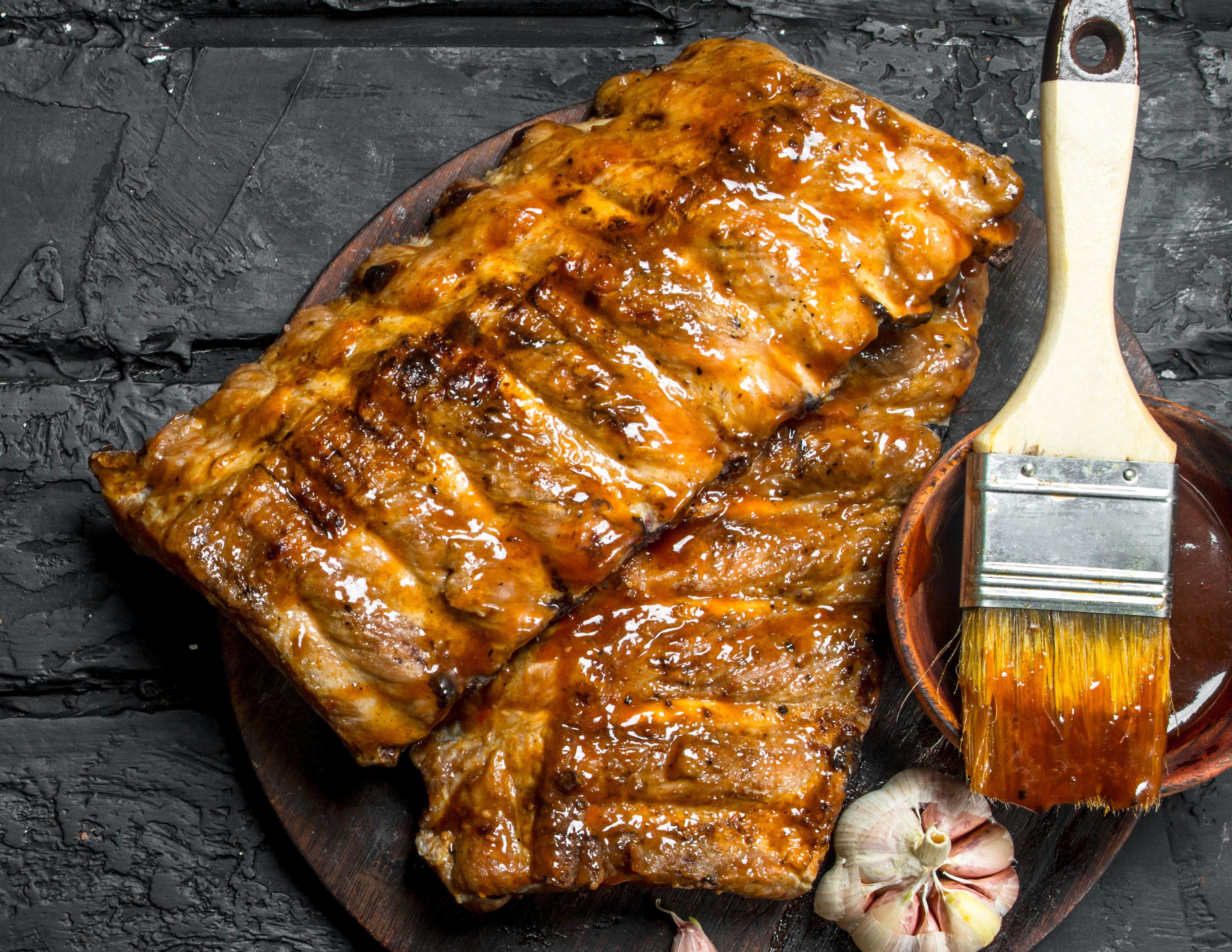 Costillas al Horno Caramelizadas con Sal Ahumada