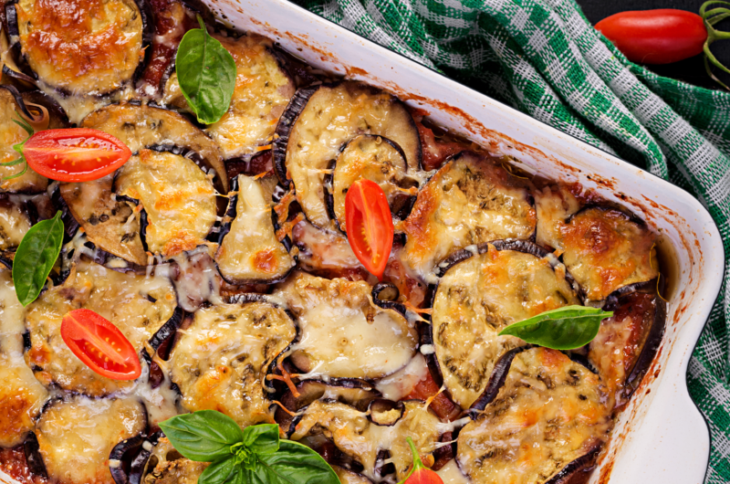 Berenjenas al Horno con Aceite de Oliva y Sal Gruesa