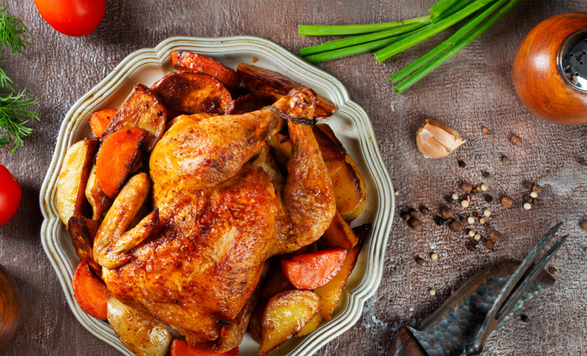 Pollo al Horno con Hierbas y