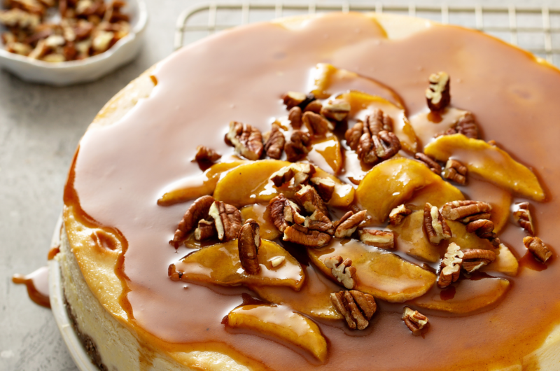 Cheesecake con Caramelo Salado