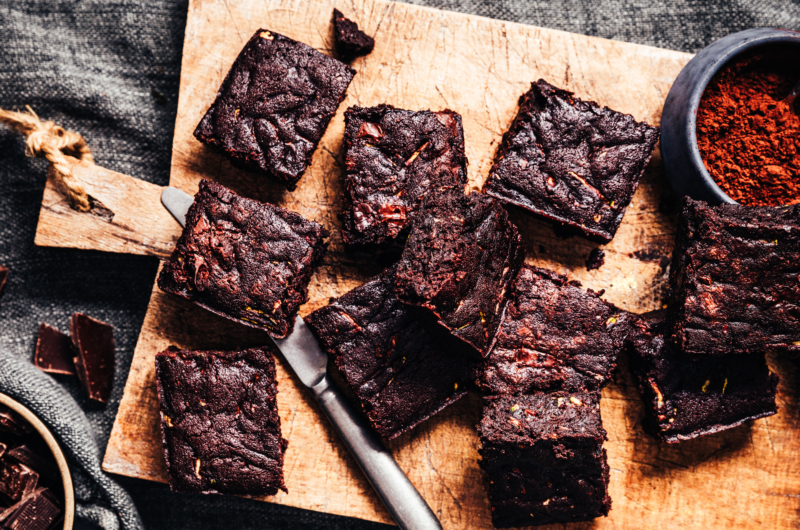 Brownies de Chocolate con una Pizca de Sal Marina
