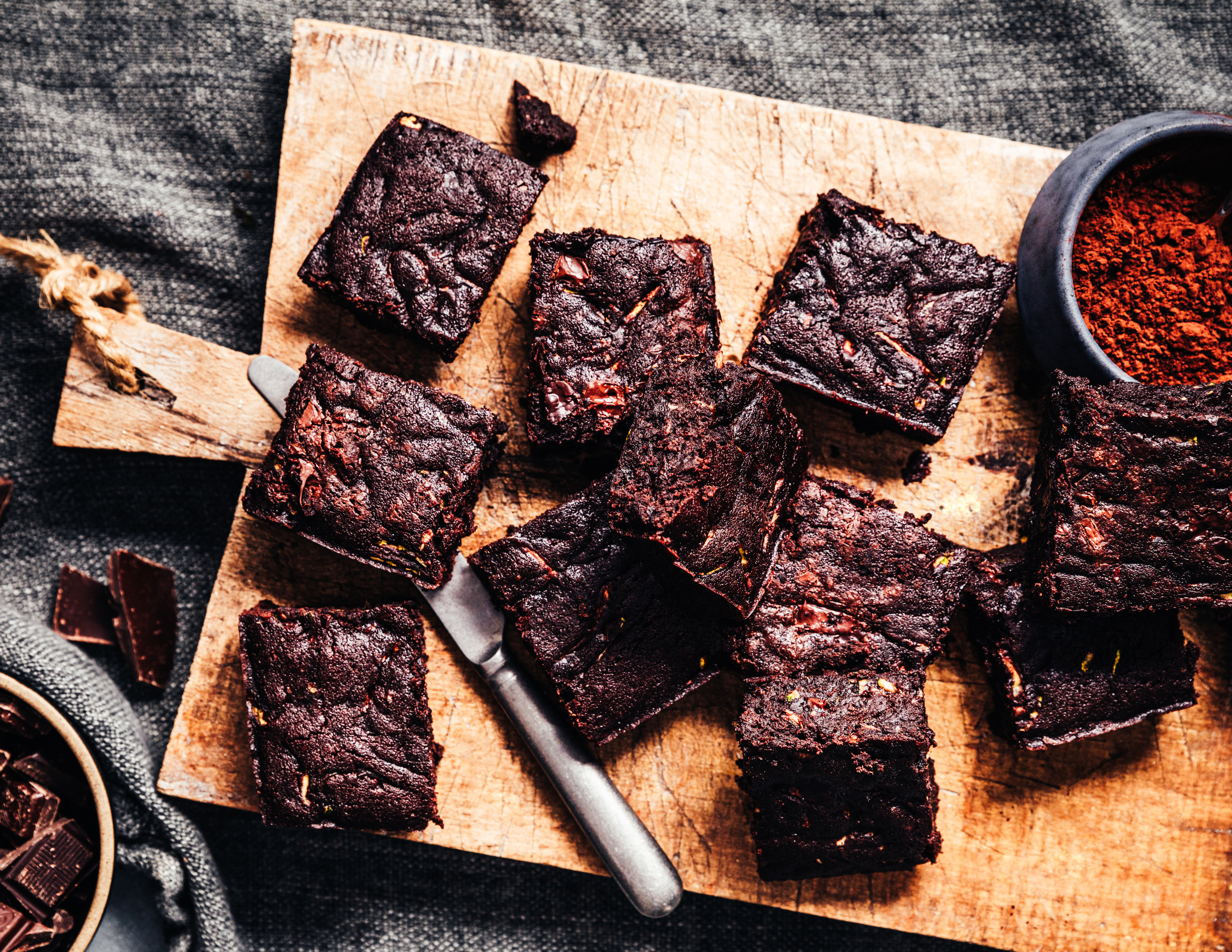 Brownies de Chocolate con una Pizca de Sal Marina