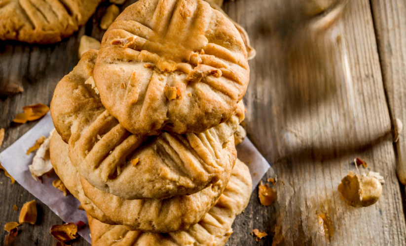 Galletas de Mantequilla con Sal Gruesa en la Superficie